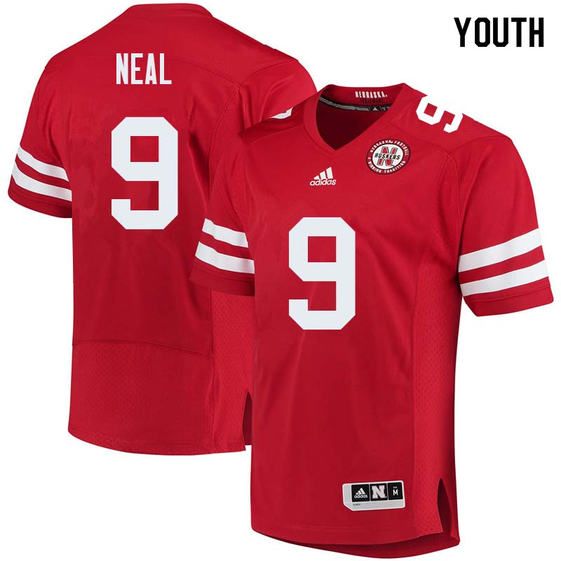 Youth #9 DaiShon Neal Nebraska Cornhuskers College Football Jerseys Sale-Red